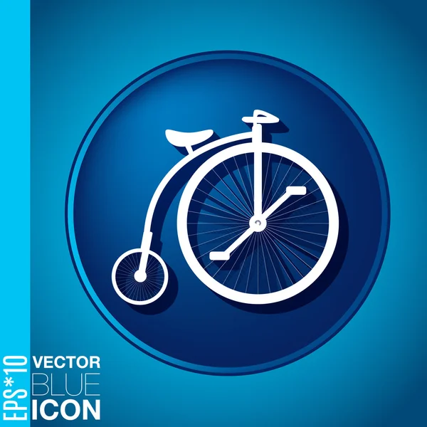 Retro bicycle icon — Stock Vector