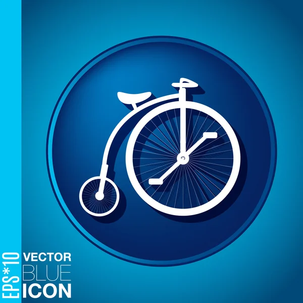 Icono de bicicleta retro — Vector de stock