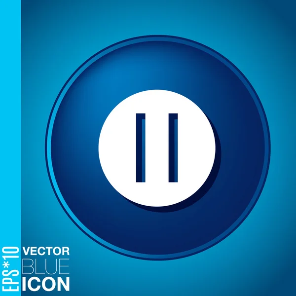 Pause web icon — Stock Vector