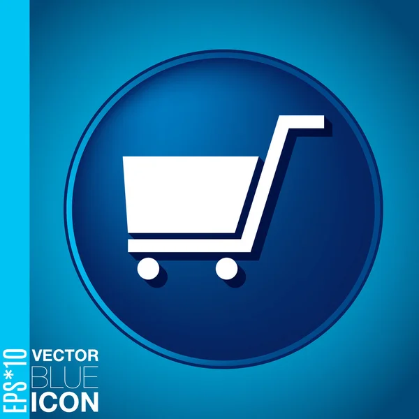 Carrito tienda online — Vector de stock