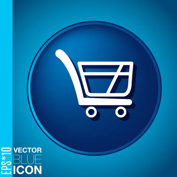 Carrito tienda online — Vector de stock