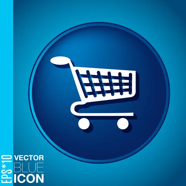 Carrito tienda online — Vector de stock