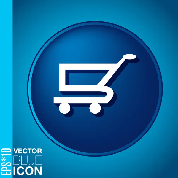 Carrito tienda online — Vector de stock