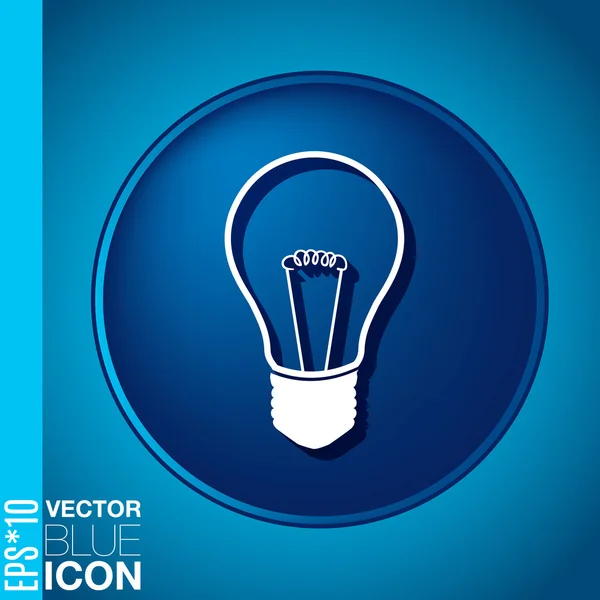 Lightbulb icon — Stock Vector