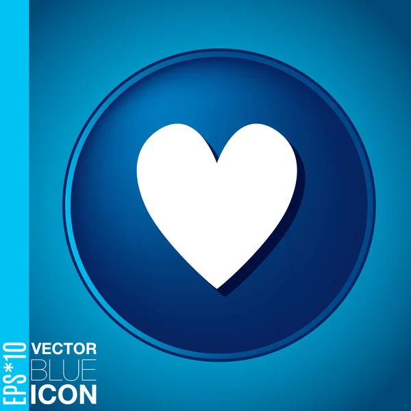 Símbolo corazón — Vector de stock