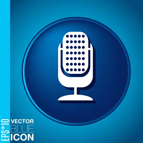 Ícone do microfone — Vetor de Stock