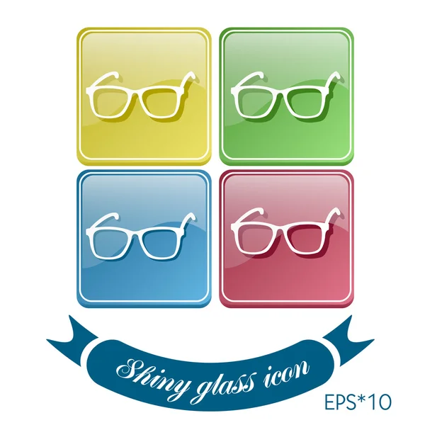 Glasses Icon — Stock Vector