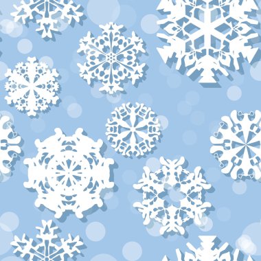 Kar taneleri kış sorunsuz doku