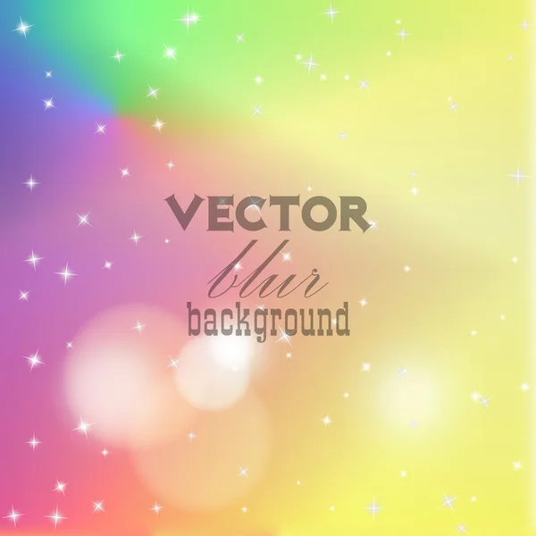 Rozostření bokeh světlé barvy pozadí — Stockový vektor