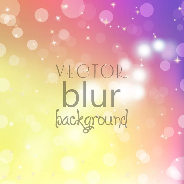 Blur bokeh fondo de color brillante — Vector de stock