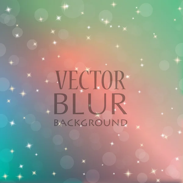 Bokeh felle kleur achtergrond wazig — Stockvector