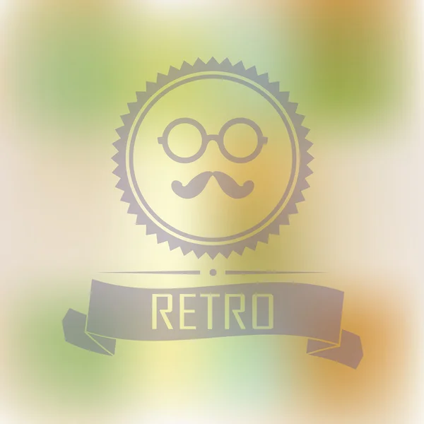 Retro hipster label — Stockvector