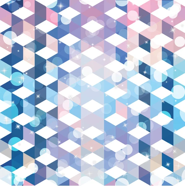 Patroon van geometrische vormen — Stockvector