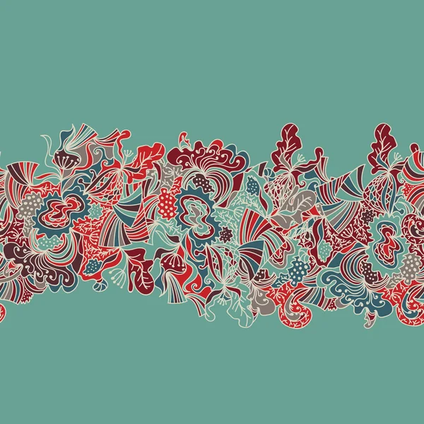 Fondo floral sin costuras — Vector de stock