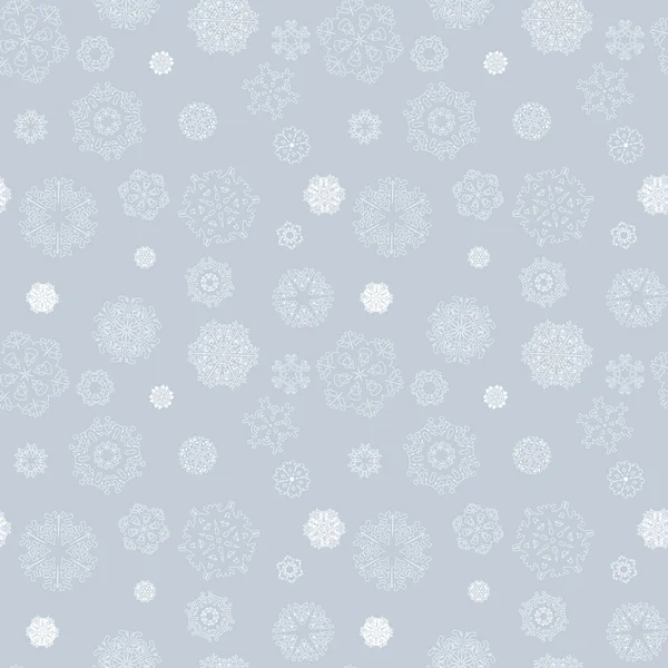 Textura de flocos de neve — Vetor de Stock