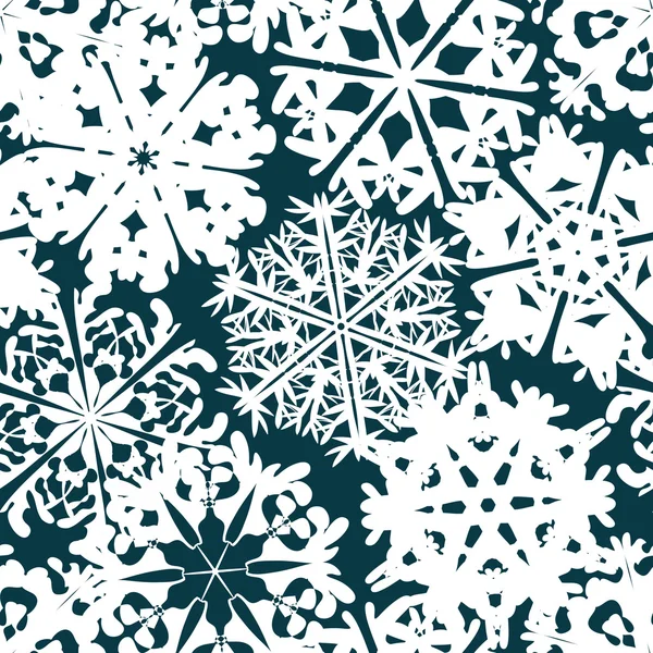 Sneeuwvlokken textuur — Stockvector