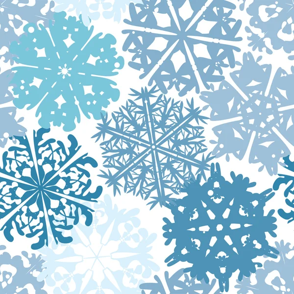 Sněhové vločky textura — Stockový vektor