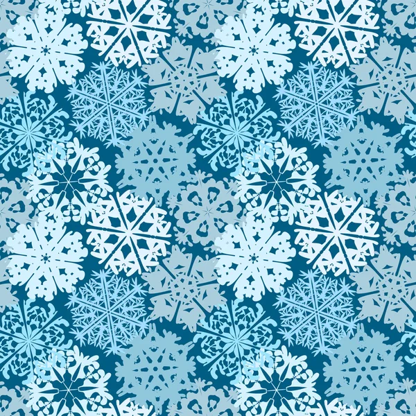 Snowflakes texture — Stock Vector