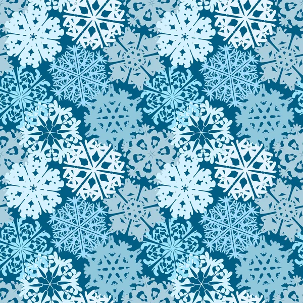 Textura de flocos de neve — Vetor de Stock