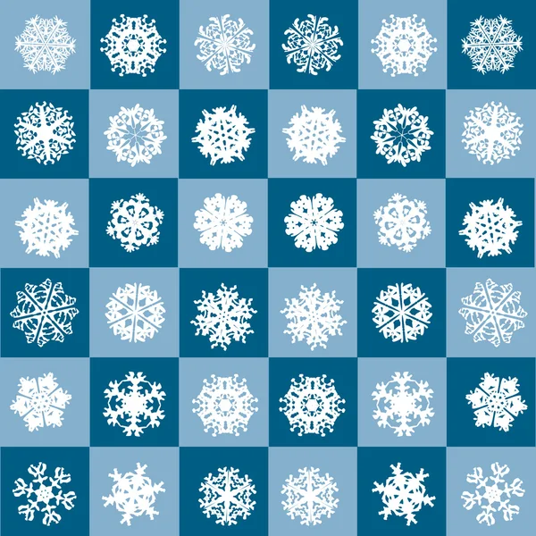 Sněhové vločky textura — Stockový vektor