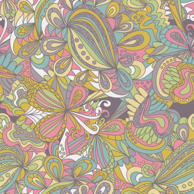 soyut çizilmiş desen