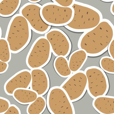 patates desen. Olgun patates ile sorunsuz doku