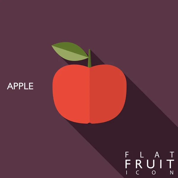 Apple düz simge tasarlamak uzun gölge ile