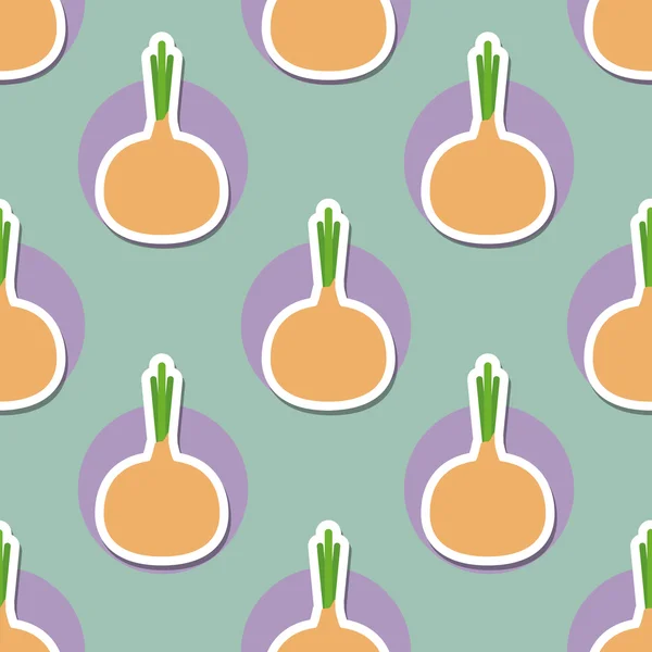 Onion pattern. Seamless texture — Stock Vector