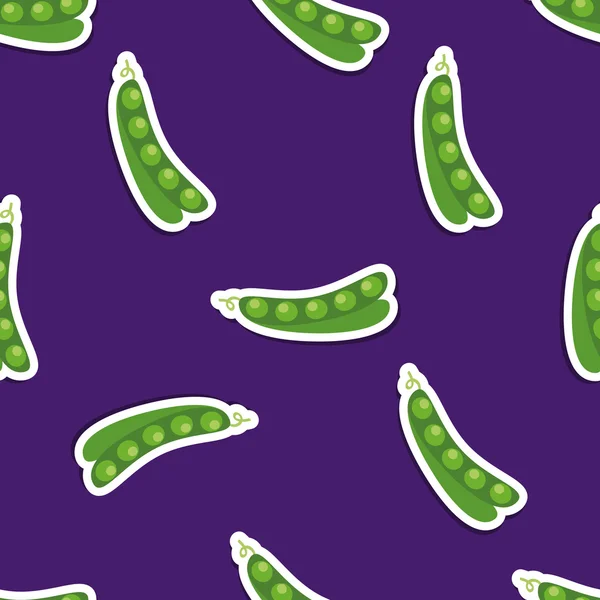 Pea pattern. Seamless texture — Stock Vector