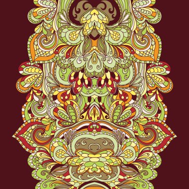 Soyut sınır çizilmiş desen