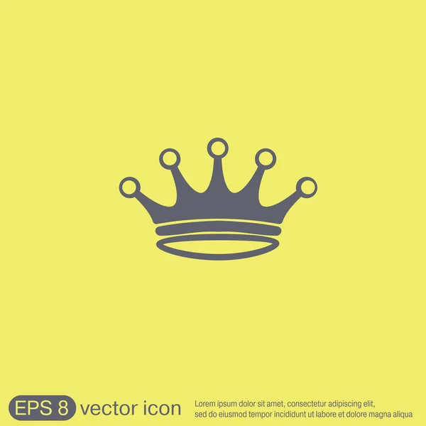 Crown simple icon — Stock Vector