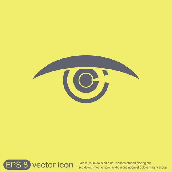 Ikone der offenen Augen — Stockvektor