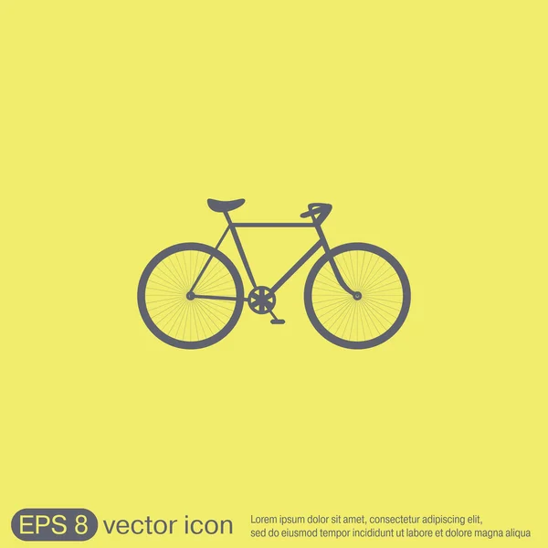 Retro fiets icoon — Stockvector