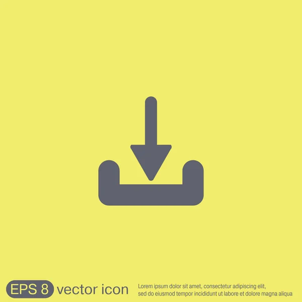 Descargar signo de flecha — Vector de stock