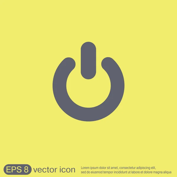 Power gomb jel. — Stock Vector