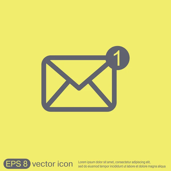 Sobres, icono de correo — Vector de stock