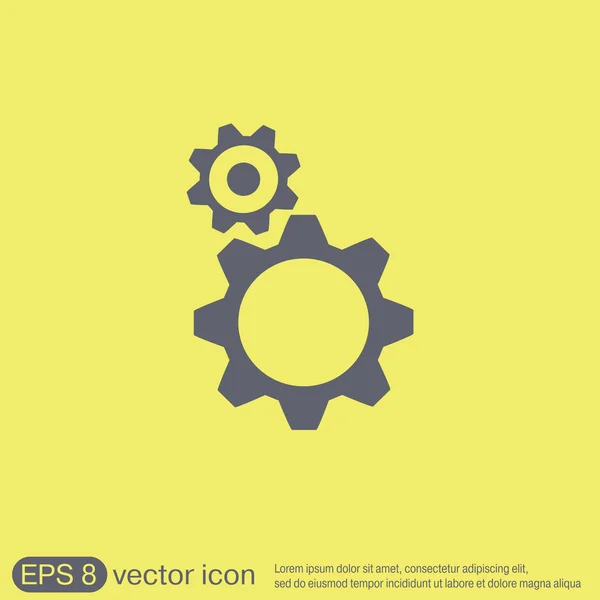 Cogwheel,  settings icon — Stock Vector