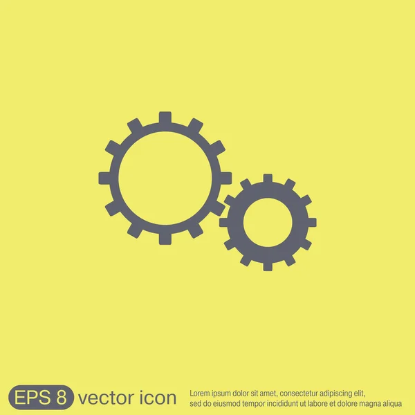 Cogwheel, icono de configuración — Archivo Imágenes Vectoriales