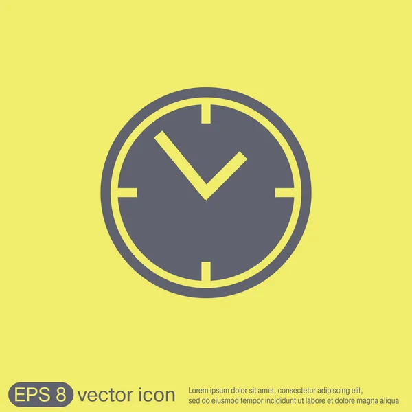 Часы, значок часов — стоковый вектор