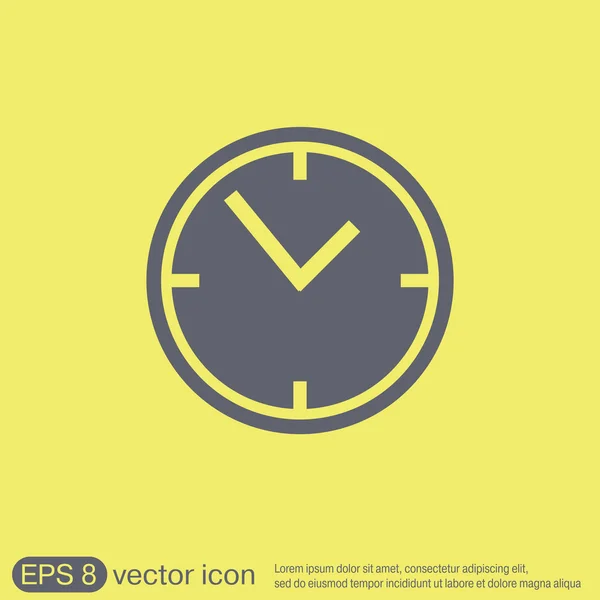 Klok, horloges pictogram — Stockvector