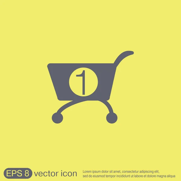 Icono del carrito de compras — Vector de stock