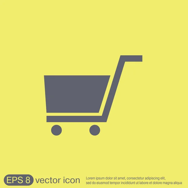 Shopping cart icon — Stock Vector