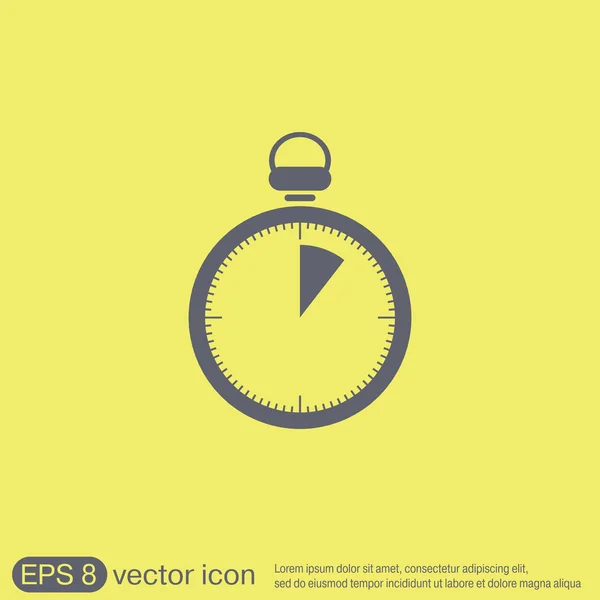 Stoppur, timer ikonen — Stock vektor