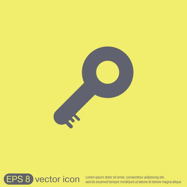 Icono del símbolo clave — Vector de stock