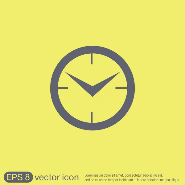 Horloge. regarder signe — Image vectorielle