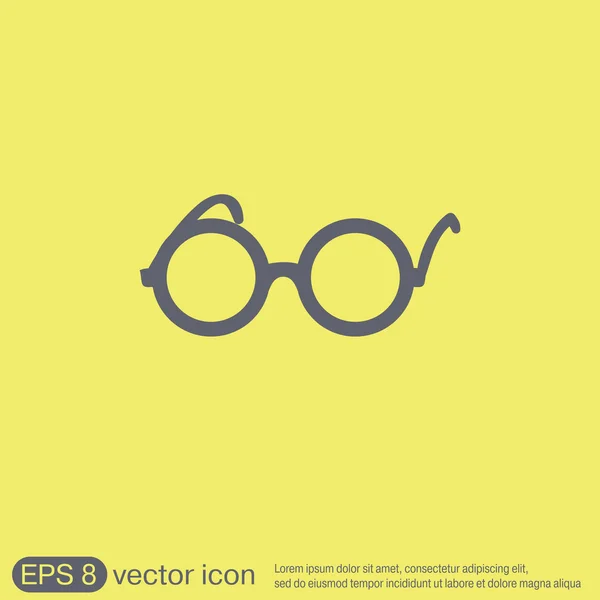 Gafas, icono de la vista — Vector de stock