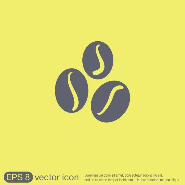 Coffee beans symbol. — Stock Vector