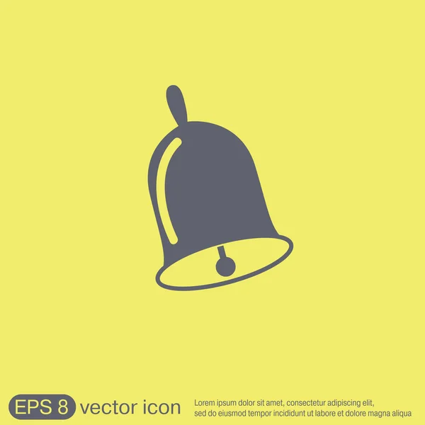 Bell. First call at school — Stock Vector