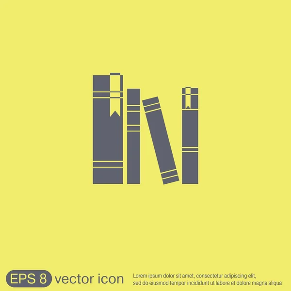 Hřbet knihy. hřbety knih. — Stockový vektor