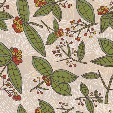 Kızılcık seamless modeli